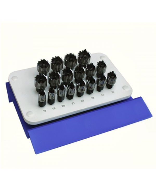 HSS TREPA+ Maintenance burr display - 18pcs