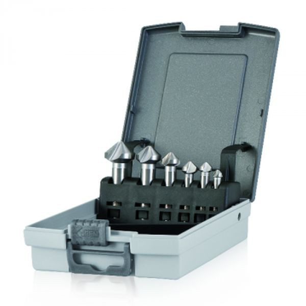Coffret Fraise à Chanfreiner HSS Réf 432 - 6pcs