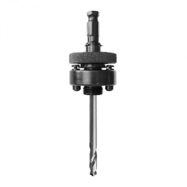 Hole Saw Arbor Ø32–210 mm – 9 mm Hex Shank + Reinforcing Pin