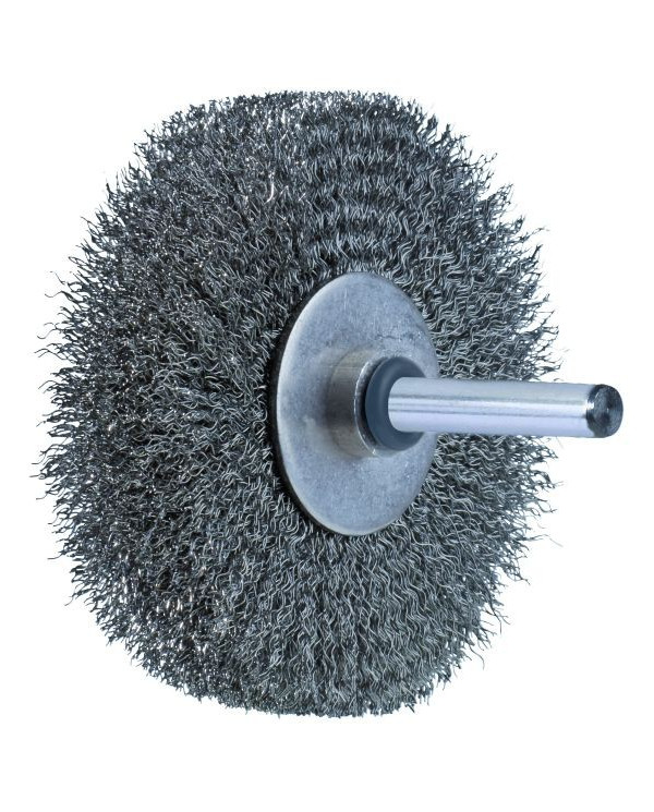 Flat Brush on Shank PFERD Ø100/6 Stainless Steel Wire