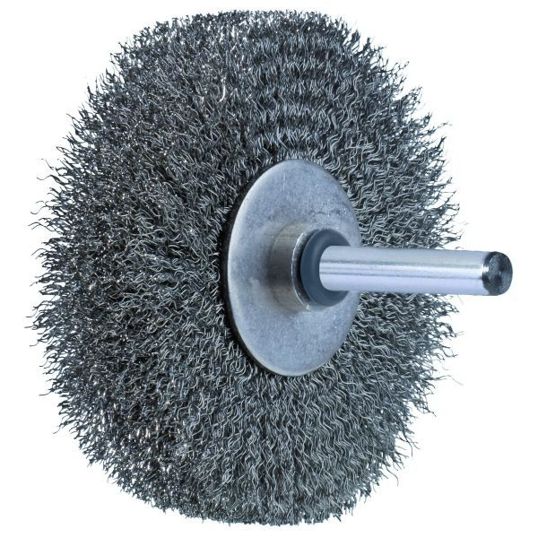 Flat Brush on Shank PFERD Ø100/6 Stainless Steel Wire