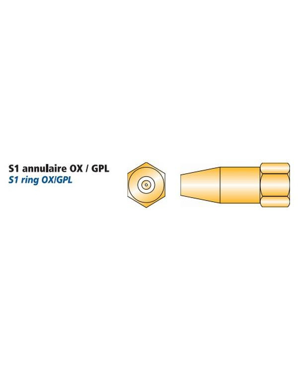 Nozzle S1 Annular Flame 900 L Ox/Gpl