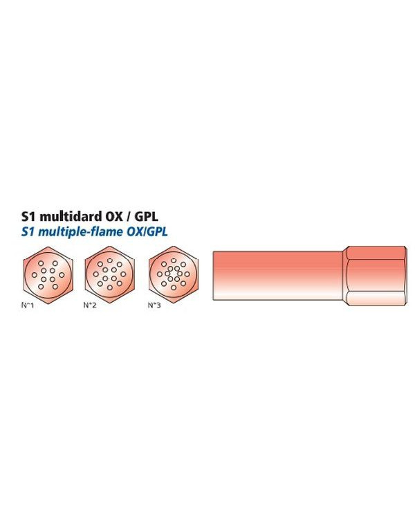 S1 Multidard Nozzle Ox/GPL - 1200 L/h