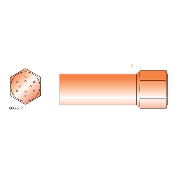 Brûleur OX/propane 2 kg/h cuivre Le Lorrain