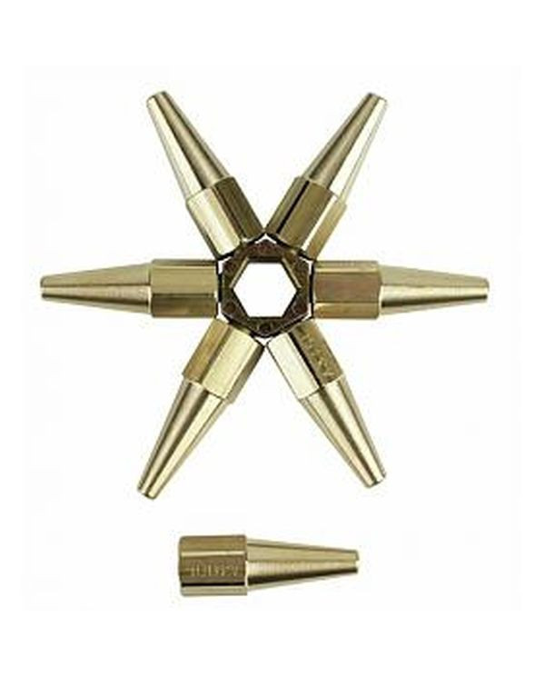 Complete S0 Nozzle Holder Star OX/AD with 7 tips, 40 to 400 L/H.