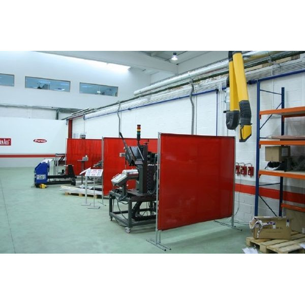Cepro Gazelle Orange-CE welding screen 200 x 200 cm