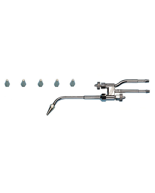Chalumeau S00 brasure fine + 6 becs – Nickelé