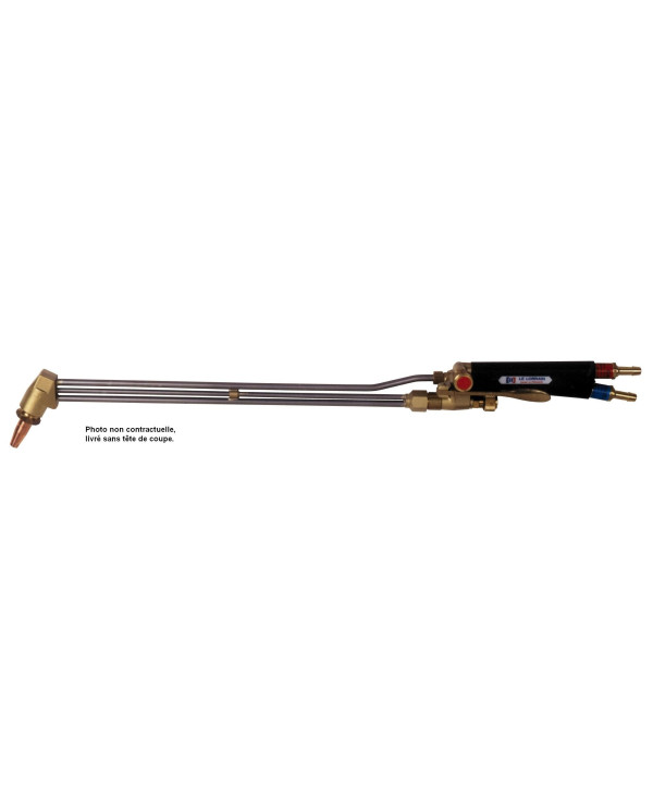 HIGH PRESSURE CUTTING TORCH DH1 Titan 120° bend with FBA le Lorrain
