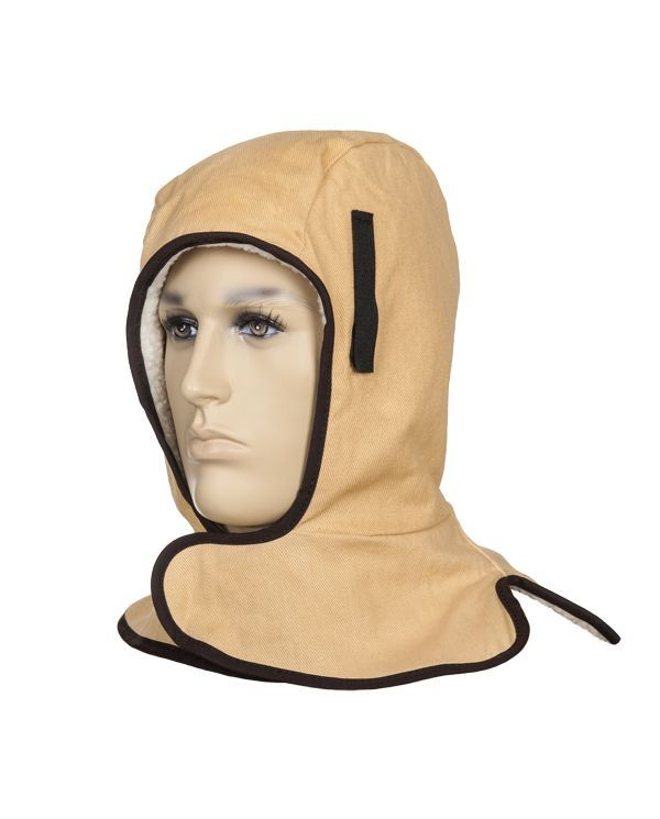 Flame-resistant head & neck hood for helmets – Extreme cold