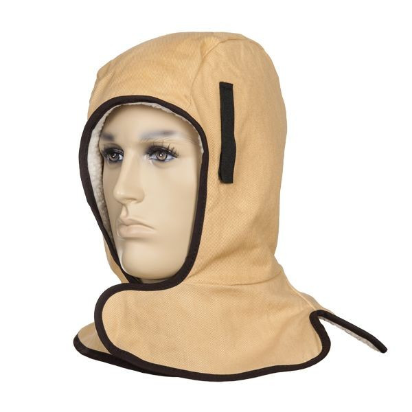 Flame-resistant head & neck hood for helmets – Extreme cold