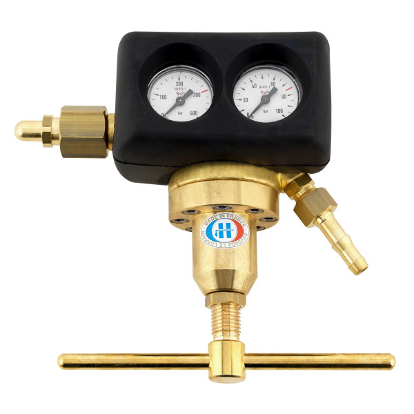 Manomètre détendeur azote 315/60 - 40 b, pour bouteille