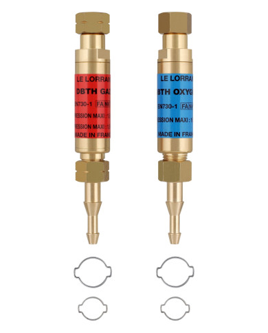 Paire clapets thermostop pour DET - EN 730-1