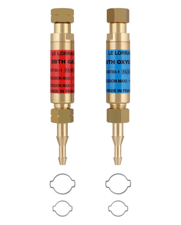 Paire clapets thermostop pour DET - EN 730-1