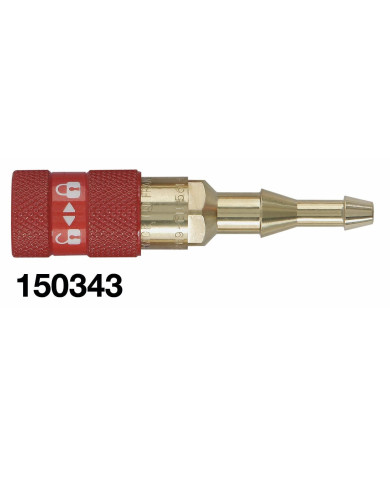 Embout femelle gaz tuyau Ø10 & 6.3