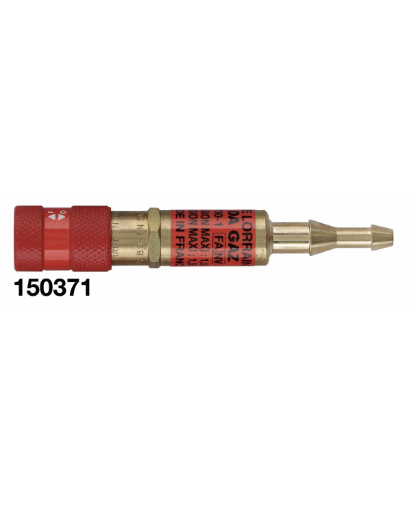 Embout femelle ARPF gaz tuyau Ø10 & 6.3