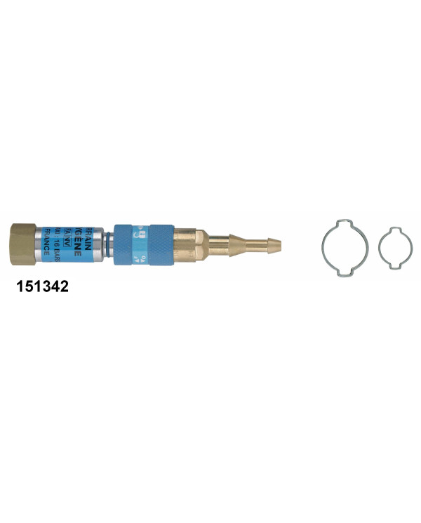Coupleur oxygène M+F ARPF 16x150D (mâle) | tuyaux Ø10 & 6,3