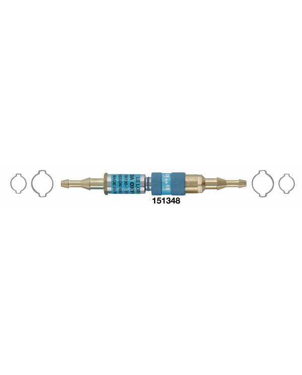 Coupleur M+F ox - Tuyau Ø10 & 6.3