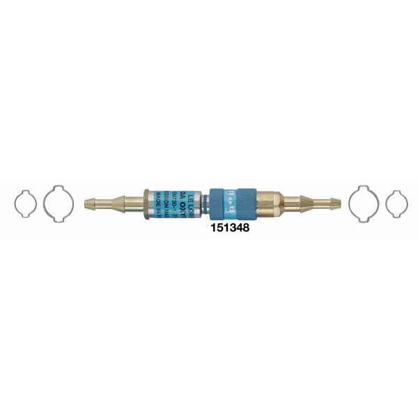 Coupleur M+F ox - Tuyau Ø10 & 6.3