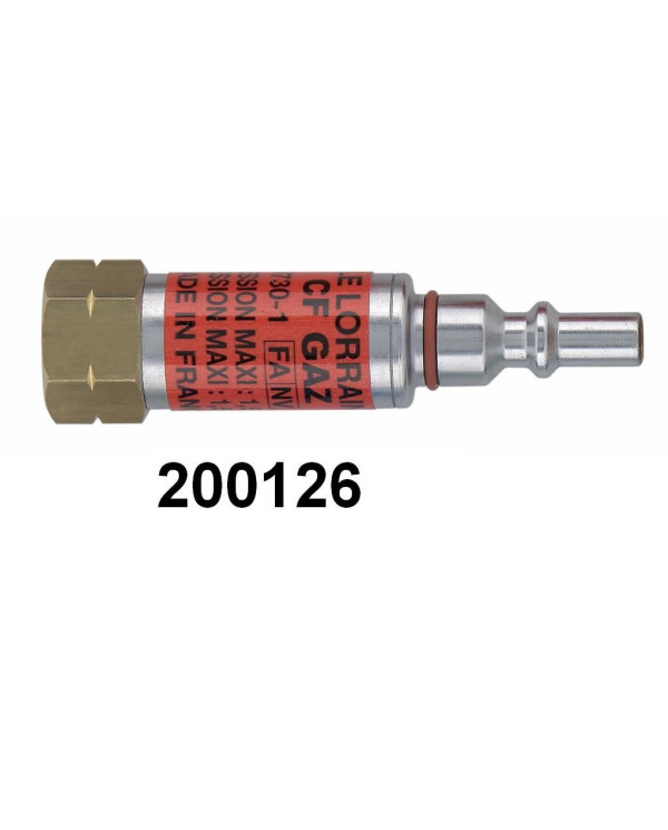 Embout male ARPF gaz chalumeau 16x150 G
