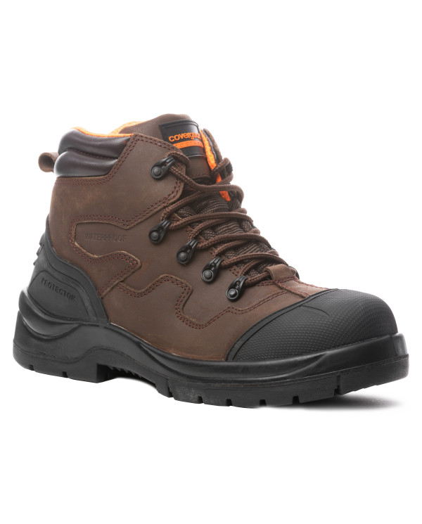 Terralite High S3 Safety Shoes Brown Leather