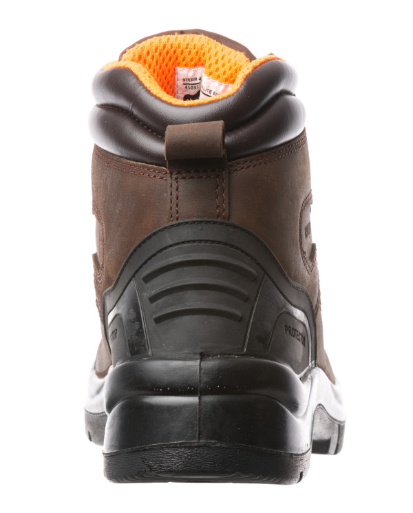 Terralite High S3 Safety Shoes Brown Leather