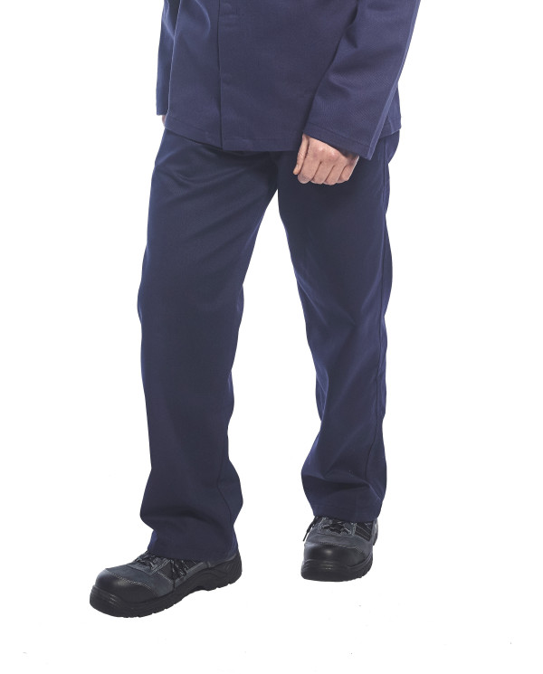 Workwear Bizweld trousers, 100% coton, Flame retardant, Navy blue
