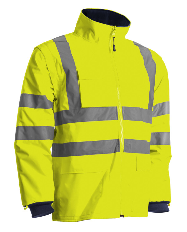 Parka / Veste 4 en 1 Haute Visibilité