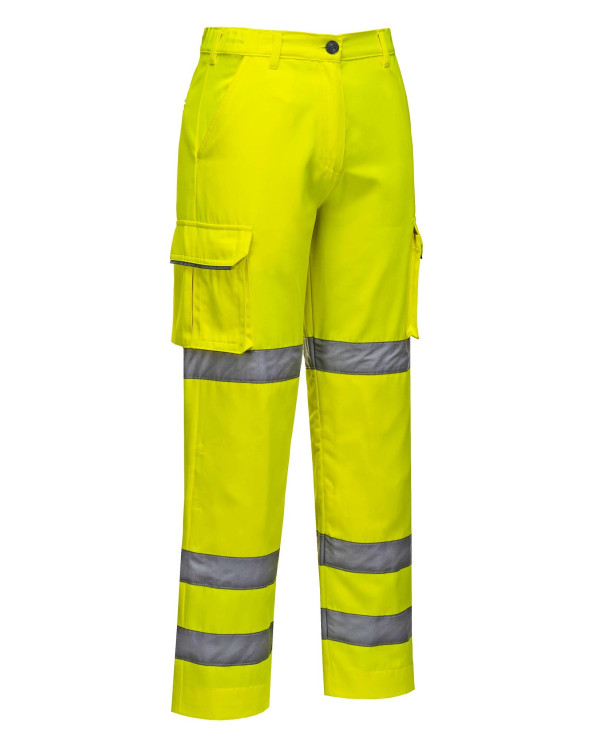 High Visibility Women's Pants – Fluorescent Yellow