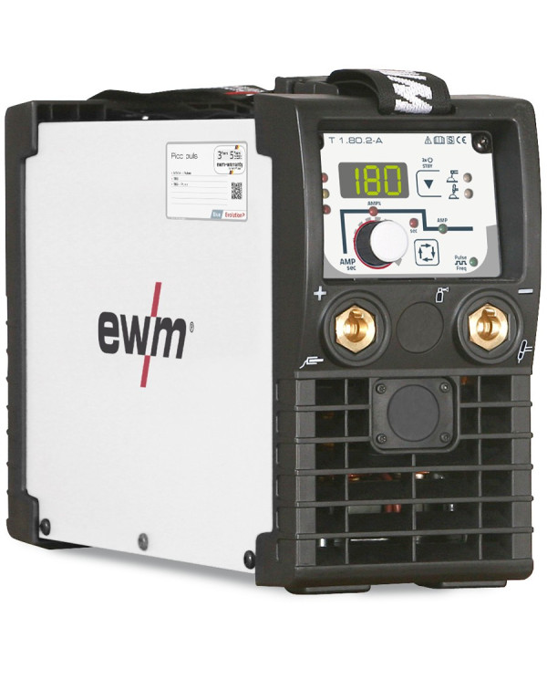 Rent a portable EWM ARC 180 A/230V Pulsed welding machine.