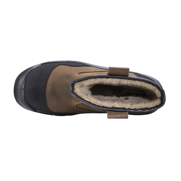 Chaussures de sécurité PYROPE S3 SRC botte marron fourrée