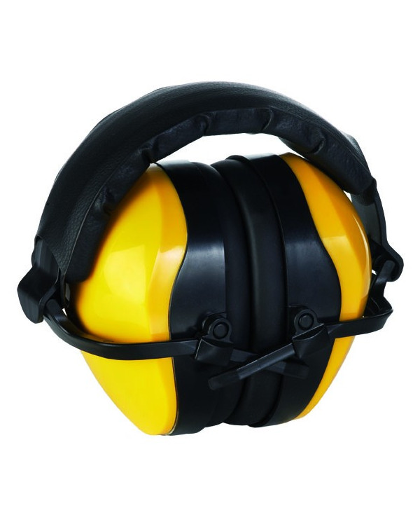 Casque anti bruit jaune pliable, SNR 29.8 db