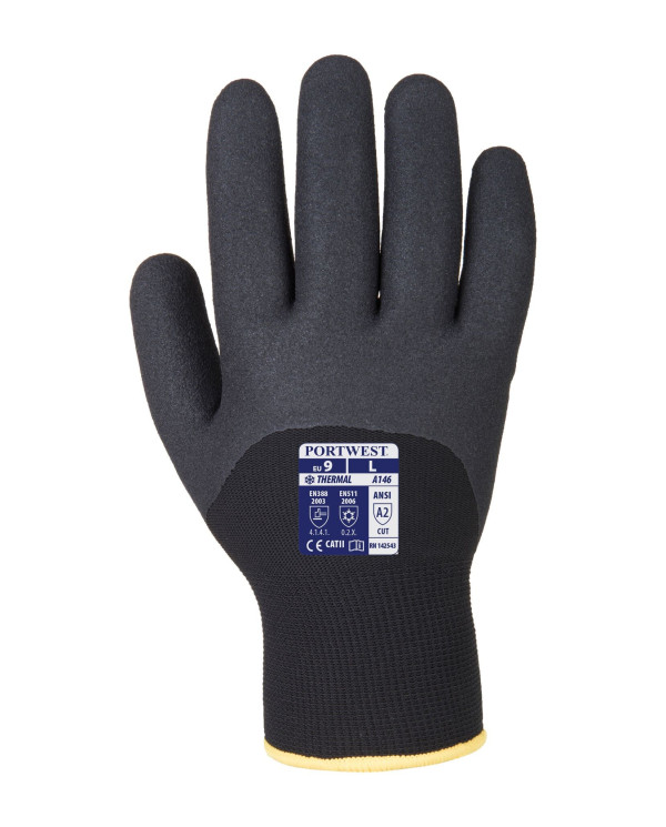 Artic winter glove, sandblasted nitrile - size 10