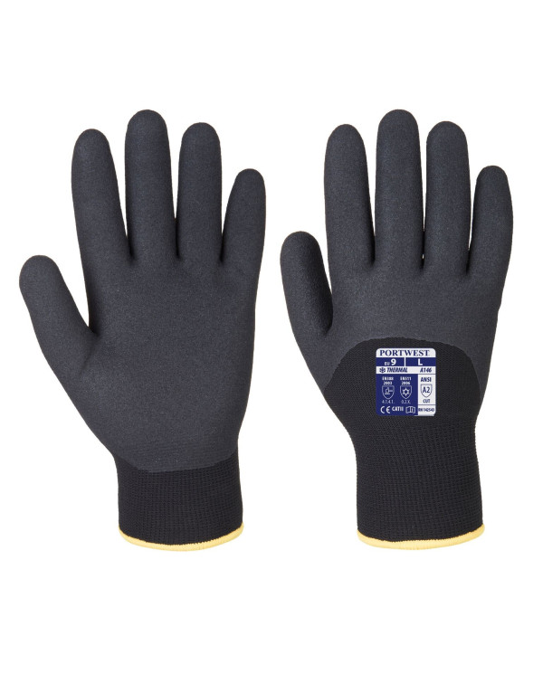 Artic winter glove, sandblasted nitrile - size 10