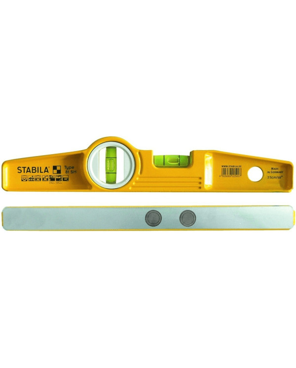 Niveau à bulles magnétique moulé STABILA 81 SM - L 25 cm