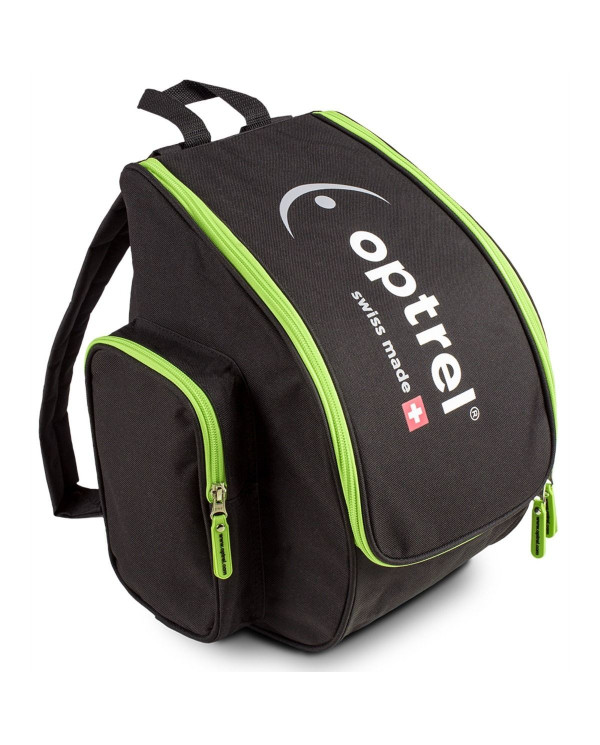 Black/green backpack for OPTREL helmets