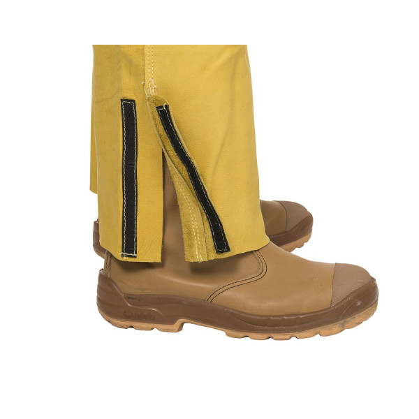 Salopette Golden Brown™ en cuir fleur bovin | HD Soudage