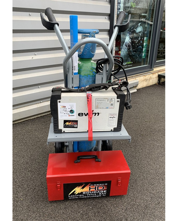 Location de Chariot 2 roues TIG/MIG avec coffre