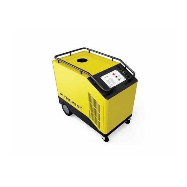 Mobile welding fume purifier with self-cleaning filter