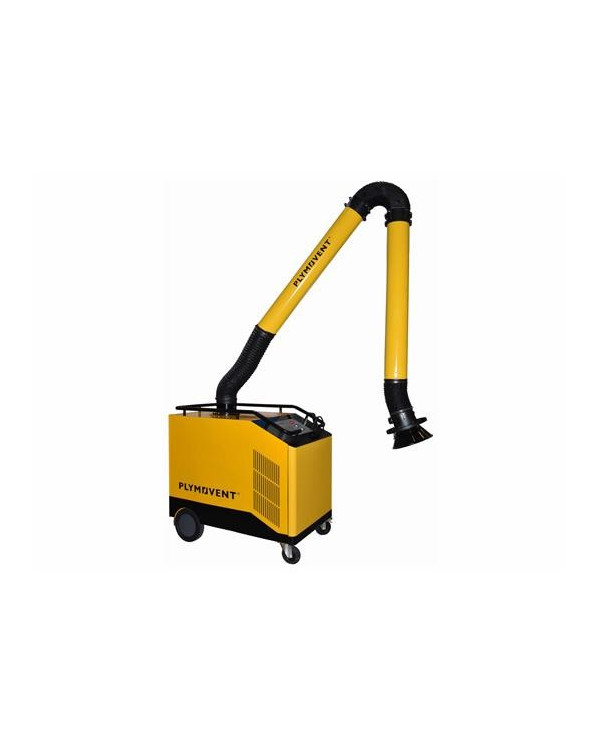Mobile welding fume purifier with self-cleaning filter
