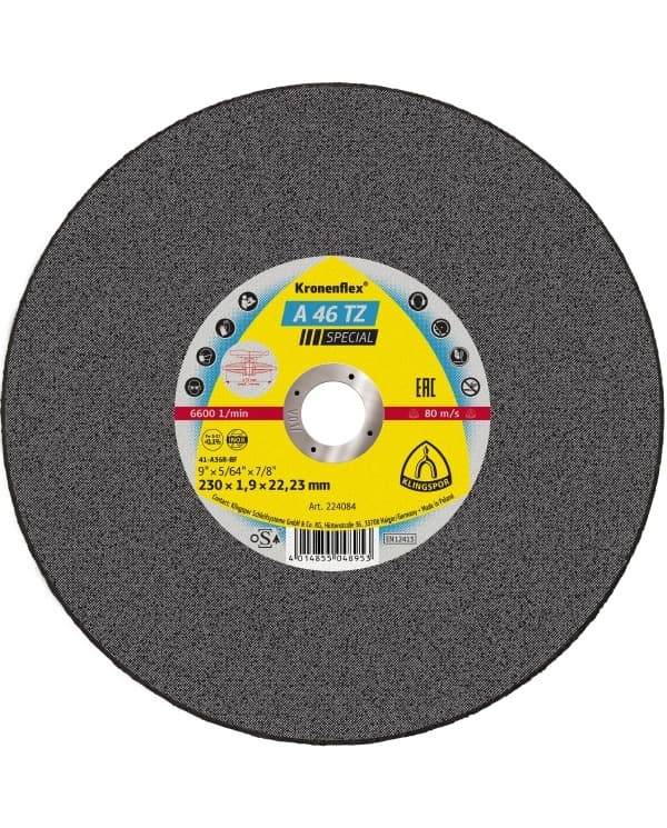 Cutting Disc STEEL/STAINLESS STEEL - Ø125x1.6