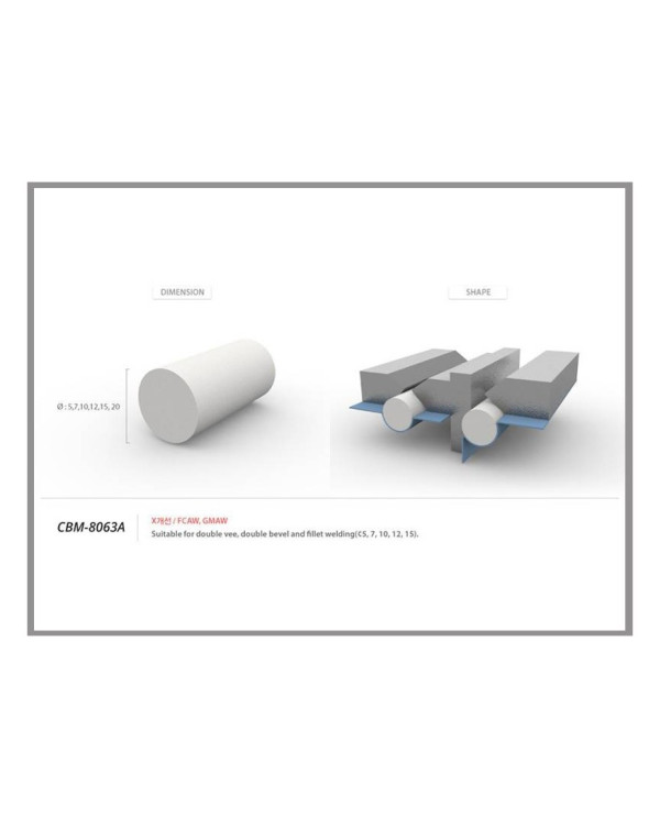 CBM 8063A 07 Round Ceramic Strips - Diameter 7 mm