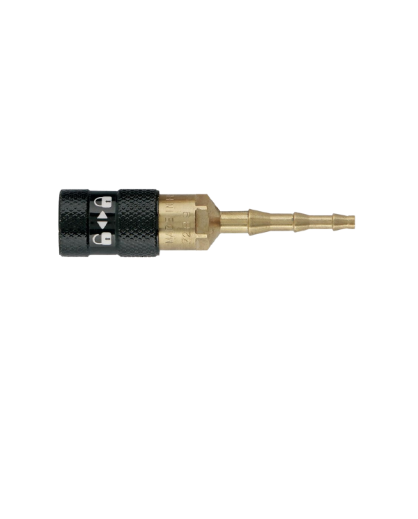 Embout femelle gaz neutre - tuyau Ø4 & 6.3