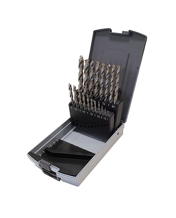 Keni HSS Drill Bit Set DIN 338 – 19 pcs Metal & Stainless