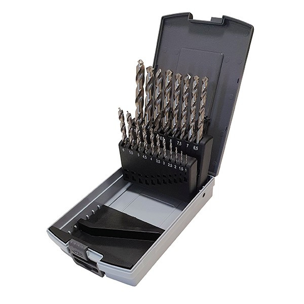 Coffret 19 forets HSS DIN 338 Keni – Perçage métal & inox