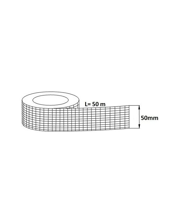 Rouleau Adhésif Aluminium 50 Microns - 50 mm x 50 m