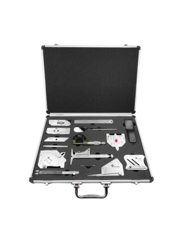 Mallette XL Calibre Soudage: Jauges, Règle, Miroir, Micromètre