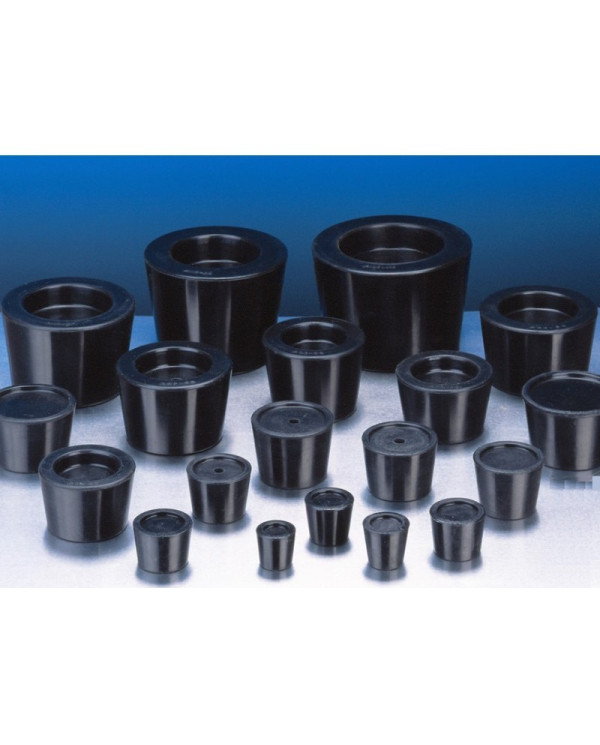 Bouchon silicone conique pour tube