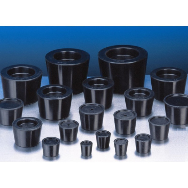 Conical silicone cap for tube