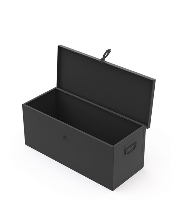 Construction site box without portable tray.