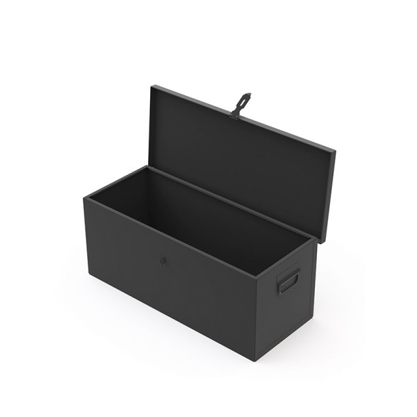Construction site box without portable tray.
